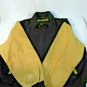 Dale Chavez Designed Wool Leather Varsity Jacket Navy Beige Mens Size XL