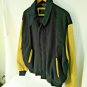 Dale Chavez Designed Wool Leather Varsity Jacket Navy Beige Mens Size XL