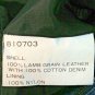 Pioneer Wear Riding Pants Lamb Leather/denim Womens 10 Equestrian Golden Collect