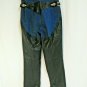 Pioneer Wear Riding Pants Lamb Leather/denim Womens 10 Equestrian Golden Collect