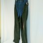 Pioneer Wear Riding Pants Lamb Leather/denim Womens 10 Equestrian Golden Collect