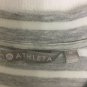 Athleta Dress Casual Comfy Gray White Stripe Hand Pockets Womens Medium