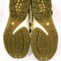 Timberland Light Yellow Leather Cross Strap Clog Botties Womens Size 9.5 Medium