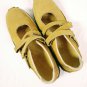 Timberland Light Yellow Leather Cross Strap Clog Botties Womens Size 9.5 Medium