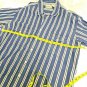 LL Bean Button Up Shirt Men&acirc;��s Size Large TALL  Striped Cotton Long Sleeve