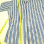 LL Bean Button Up Shirt Men&acirc;��s Size Large TALL  Striped Cotton Long Sleeve