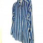 LL Bean Button Up Shirt Men&acirc;��s Size Large TALL  Striped Cotton Long Sleeve