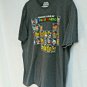 Super Mario Periodic Table Of Super Mario 2017 Grey Cotton Blend T-Shirt Size XL