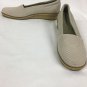 Grasshopper Wedge Slip On Shoes Womens 9 M Comfort Cushion EF50069 Tan