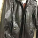 Chess King Leather Jacket Vintage Mens Size 38 Dark Brown Biker