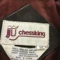 Chess King Leather Jacket Vintage Mens Size 38 Dark Brown Biker