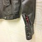Chess King Leather Jacket Vintage Mens Size 38 Dark Brown Biker