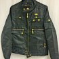 Apple Bottoms Jacket Logo Goldtone Women&acirc;��s Size XL Black Cute