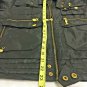 Apple Bottoms Jacket Logo Goldtone Women&acirc;��s Size XL Black Cute