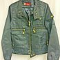 Apple Bottoms Jacket Logo Goldtone Women&acirc;��s Size XL Black Cute
