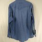 Vintage Wrangler Cotton Denim Long Sleeve X Long Tails Mens Shirt  16 1/2 x 35
