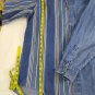 Vintage Wrangler Cotton Denim Long Sleeve X Long Tails Mens Shirt  16 1/2 x 35