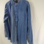 Vintage Wrangler Cotton Denim Long Sleeve X Long Tails Mens Shirt  16 1/2 x 35