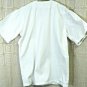 Canada Baseball Jersey Heavy White Denim Red Satin Lettering Size Medium
