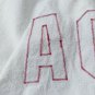 Canada Baseball Jersey Heavy White Denim Red Satin Lettering Size Medium