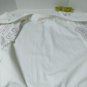 Canada Baseball Jersey Heavy White Denim Red Satin Lettering Size Medium