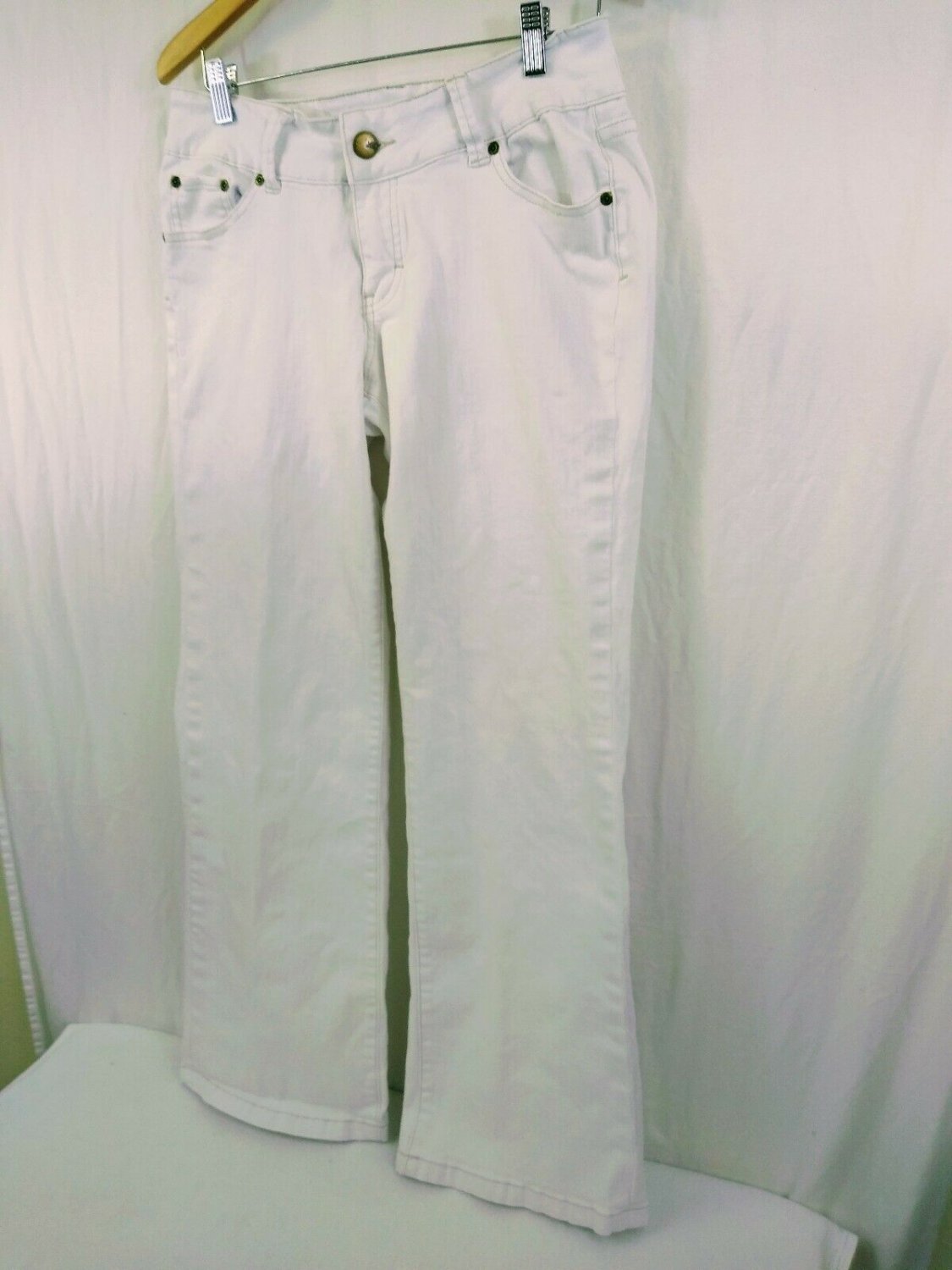 JAG Cotton/Spandex White Stretch Jeans Womens Size 10