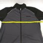 AND 1 Grey Black Polyester Satin Warmup/Yoga Jacket Womens Size Large NICE