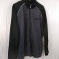 AND 1 Grey Black Polyester Satin Warmup/Yoga Jacket Womens Size Large NICE