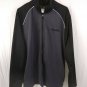 AND 1 Grey Black Polyester Satin Warmup/Yoga Jacket Womens Size Large NICE