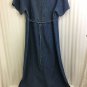 Erika And Co Denim Dress Womens Medium Jean 100% Cotton