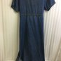 Erika And Co Denim Dress Womens Medium Jean 100% Cotton