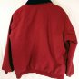 LL Bean Nylon Polyester Red Bomber Style Fleece Lined Mens Jacket Size L Tall