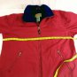 LL Bean Nylon Polyester Red Bomber Style Fleece Lined Mens Jacket Size L Tall