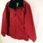 LL Bean Nylon Polyester Red Bomber Style Fleece Lined Mens Jacket Size L Tall