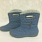 Coldwater Creek Boots Quilted Navy Rubber Sole Walk With Me Womens 6M