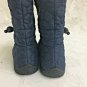 Coldwater Creek Boots Quilted Navy Rubber Sole Walk With Me Womens 6M