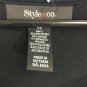 Style And Co Top Sew Chic Scissors And Sewing Machines Womens XL Pullover Blouse