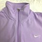 Nike Dri Fit Zip Up Purple Womens Large Polyester/Spandex