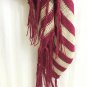 Say Whay Knit Vest Open Front Fringe Womens S/M NWT