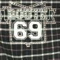 Wet Seal Cropped Jacket Womens Size Small Juniors Plaid ZIP With Bling Route 69