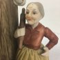Arnart Figurine Sculpture Drunk Husband Angry Wife Rolling Pin