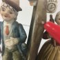 Arnart Figurine Sculpture Drunk Husband Angry Wife Rolling Pin