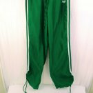 LEI Gym Green Polyester Capri Style Athletic Pants Scrunchy Legs Women Size XL