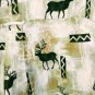 Woolrich Button Up Flannel Shirt Mens XL Shirt Elk Motif Cotton