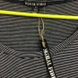 Moral Fiber Womens Shirt Top Size 2X Stretchy Stripe Ruffle