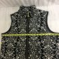 Charter Club Vest Quilted Velour Womens Medium Hand Pockets Full Zip