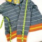 Vintage Billabong Hoodie Grey Yellow Orange Cotton Blend Girls Size Large NICE