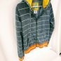 Vintage Billabong Hoodie Grey Yellow Orange Cotton Blend Girls Size Large NICE