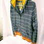 Vintage Billabong Hoodie Grey Yellow Orange Cotton Blend Girls Size Large NICE
