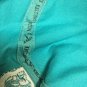 Shes Wild Lewiston Roundup Baseball Cap Teal Bling Cross Distressed Adjustable
